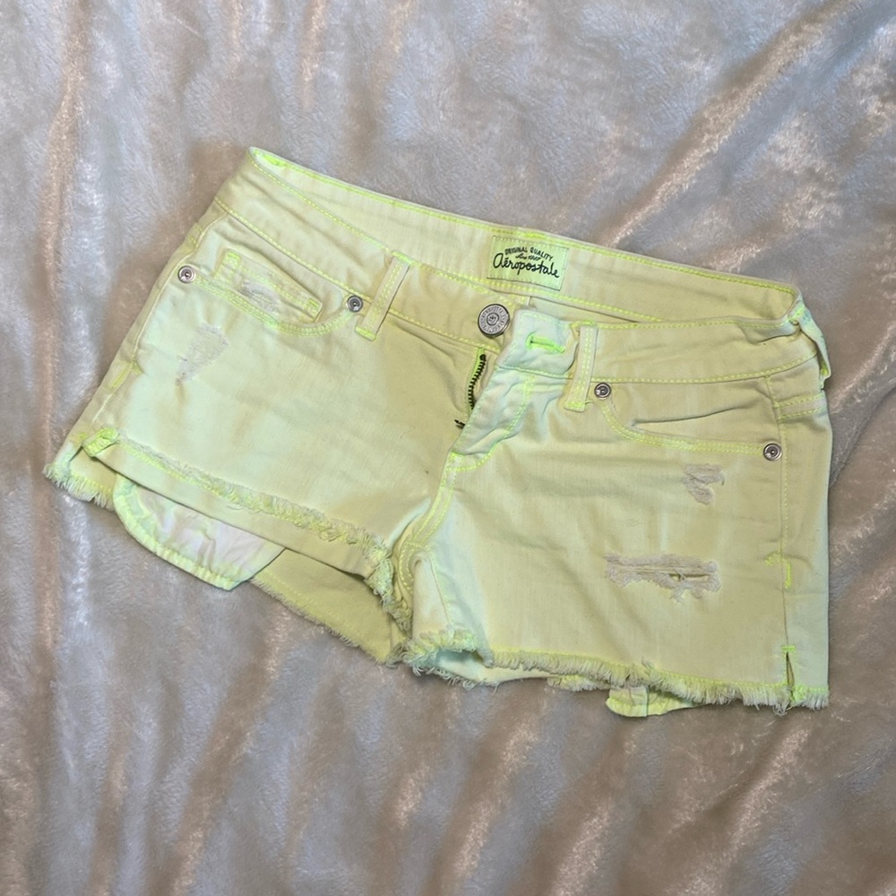 Sexy summer low jean shorts short shorts light green